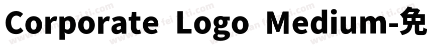 Corporate Logo Medium字体转换